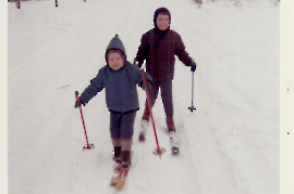 1971 Winter in der Alten Straße Zurndorf 19MI