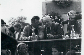 1950er 1.Mai Kundgebung Johann Bruckner (Schani), Johann Böhm Gewerkschaftspräsident 1SCHME