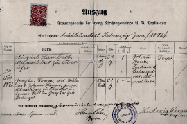 1938 Heiratsurkunde August Lambert u. Josepha Hamm ev.AB Kirche Bratislava 1872 26HJ