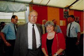 1997 Zurndorfer Umwelttage Eröffnung Ehrengäste LH. Karl Stix, Katharina Pfeffer 30GEZ