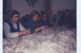 1983 Federn schleissn in der Tischlerei A. Sörös,, H. Schiessler, M. Ebner, L. Meixner 3EIN