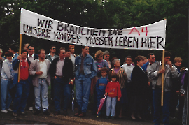 1997 Demo für die Autobahn A4 465GEZ