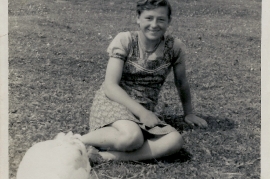 1948 Erinnerung an das Gänsehüten Hildegard Bauhofer 46LEN