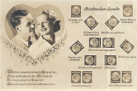 1940 Lustige Karte 4ALB