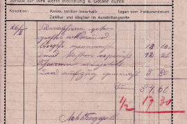 1934 Rechnung v. Schlossermeister Emmerich Neumann 4NIA