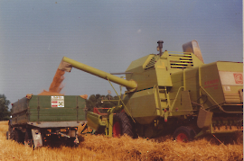 1970 2. Mähdrescher der Fam. Frank 54ZWE