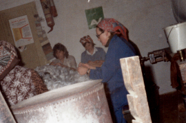 1984 Federn schleissn in der Tischlerei M. Meixner, E. Weiss, G. Pamer 6EIN