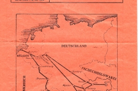 1954 Österreich - Belgien Deckblatt ÖBB NH90