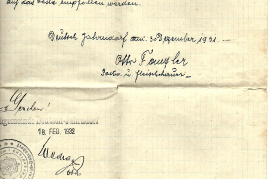 1932 Zeugnis M. Fehrland 80A