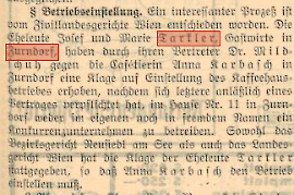 1927 Bezirksbote 19.6.1927 Gasthaus Tarkler 2ZAR