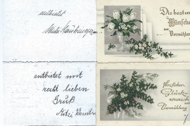 1944 Vermählungskarten