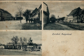 1927 20 Zurndorf Ansichtskarte