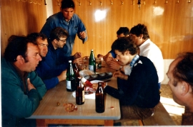 1986 191P ASV Zurndorf Bau der neuen Kabinen