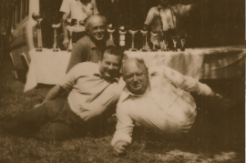 1972 ASV Zurndorf v.l. M. Rosta, P. Schmitzhofer, A. Dürr 25RM