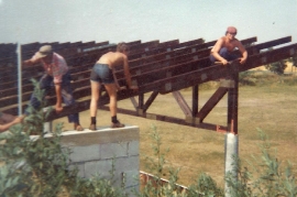 1976 177P ASV Zurndorf Tribühnenbau