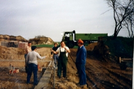 1986 187P ASV Zurndorf Bau der neuen Kabinen