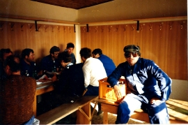 1986 190P ASV Zurndorf Bau der neuen Kabinen