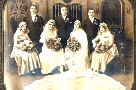 1930 Hochzeit Fam. Lentsch in Amerika 261B