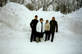 1986 Winter in Zurndorf, Leithagasse 73HM