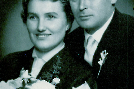 1956 Hochzeit Maria u. Josef Horvath 10ZI 