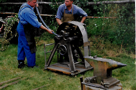 1999 1. Zurndorfer Nostalgiefest Schmidemeister Walter u. Walter Szigeti 119GEZ