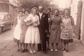 1950er Hochzeit Meixner Paul 11HL