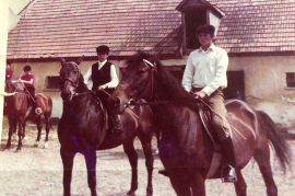 1972 Reitfest v.r. H. Nitschinger, A. Liedl, Angelika Harmath 13LIAM