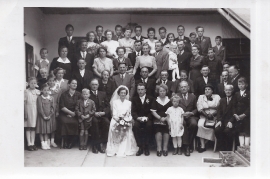 1952 Hochzeit E.Kulcsar 1929 und Hilda Beck 1926 17PJ