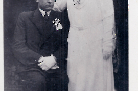 1930er Hochzeit Paul, Maria Szakolczai 31KAKA