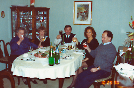 1990 60er Feier Frieda Fischer, Waltraud Dürr, Martin Dürr, Karin Horvath, Johann Fischer 39DEM