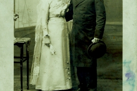 1913 Mathias Beck und Elisabeth Szakolcai (Samek) Schuster  3RW