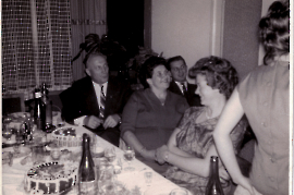 1963 Silberne Hochzeit K. L. Szigeti v.l. Dir. Vlasich 76SZCH