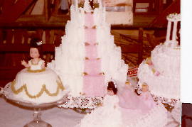 1979 Hochzeitstorte (Traude u. Paul Unger) 83UP