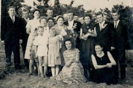 1958 Hochzeit K. Ecker, u. Mitzerl 68RW