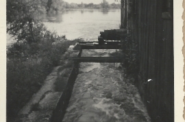 1950er Hochwasser bei der Götz Mühle 43GÖ