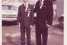 1980er Firmung A. Hiermann, Pate A. Kurucz 19HILI