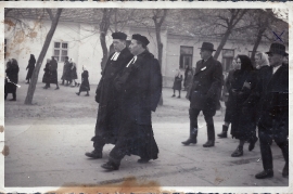 1954 evang. Kirche Glockenweihe Pfarrer Karner u, Mittermeier 20LÖ