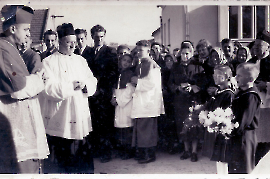 1954 rk. Pfarrhaus Einweihung 25HEI
