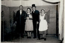 1959 ev. Theatergruppe Aufführung der Wasserkrug 26UNGR