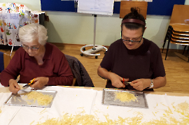 2019 A. Schweigl, G. Lambert machen Zurndorfer Hochzeitsnudel  2NM