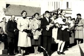 1953 34So Pfarrhof Weihe