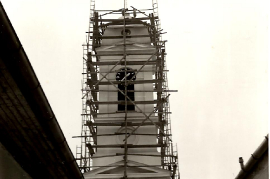 1975 Die letzten Arbeiten am Turm 40EK