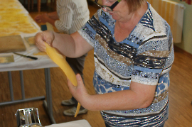 2019 Elfriede Nitschinger an der Walze 7NM