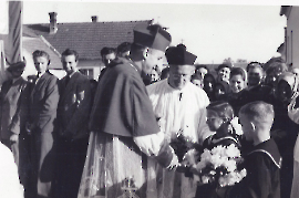 1954 Bischof Laszlo in Zurndorf u. Annelise Beck 92AH