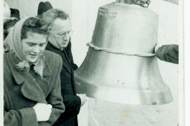 1954 Glockenweihe E. Göbl, Pfarrer Berger 9ML