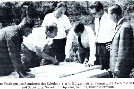 1965 Festlegung des Standortes für die Neue Hauptschule 11HS