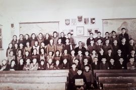 1932 Schulbild Jahrgang 1927-28 Lehrer Thomaschitz