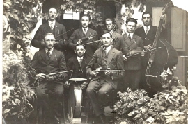 1935 Musikkapelle Zurndorf ol. Haidovich, F. Frank, .., J. Prath 1HF