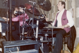 1987 Lustigen Buam 1. Auftritt, L. Daraus, W. Dürr jun., W. Dürr sen., 8LB