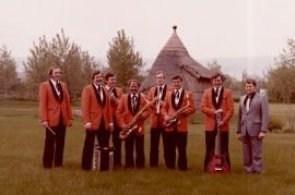 1980 Leithatal Buam Werner, Paul, Johann, Ewald, Erich, Hansl, Stefan, G. Unger Schneidermeister, Carda Purbach 29DW